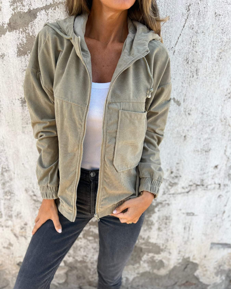 Isabella – Chaqueta de pana acanalada