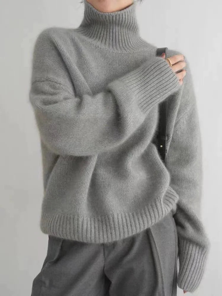 Isabella - Jersey de cuello alto elegante