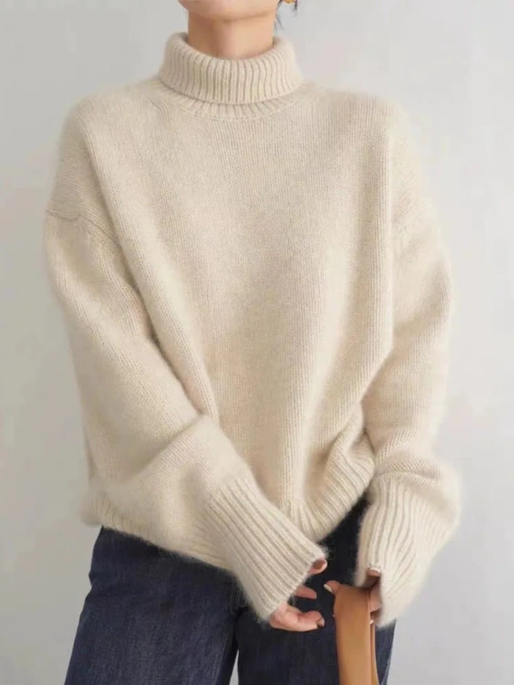 Isabella - Jersey de cuello alto elegante