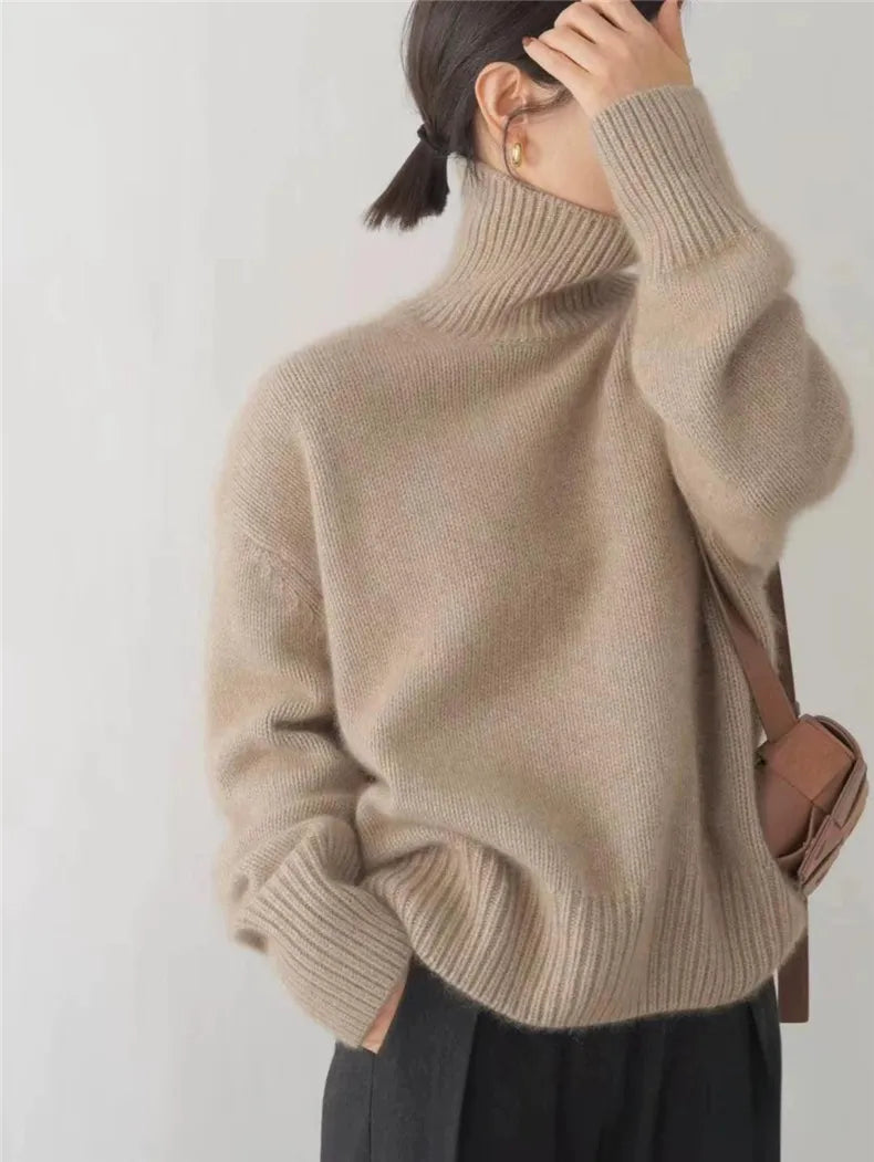 Isabella - Jersey de cuello alto elegante