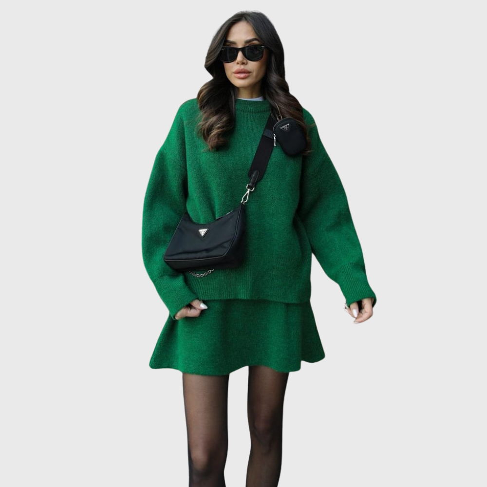 Serena – Conjunto de punto con falda