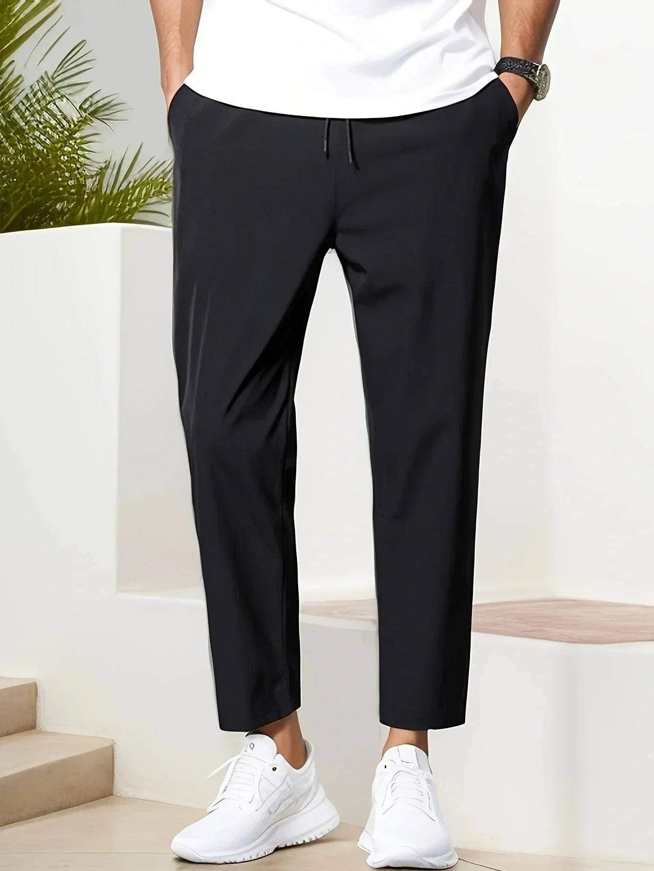 Enrico – Pantalones de algodón con estilo versátil