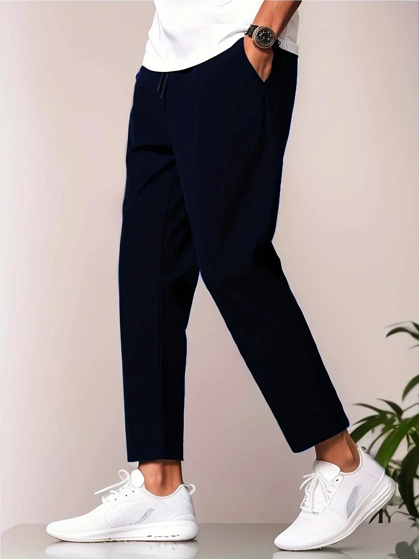 Enrico – Pantalones de algodón con estilo versátil