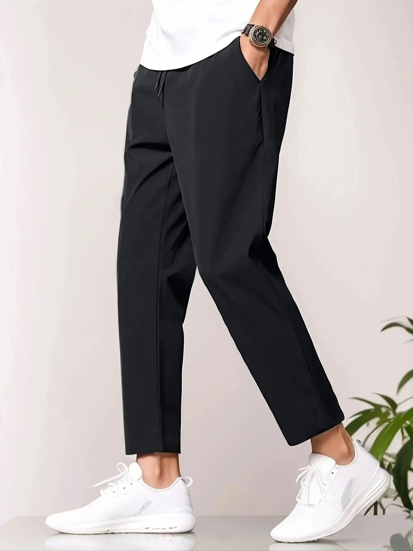 Enrico – Pantalones de algodón con estilo versátil