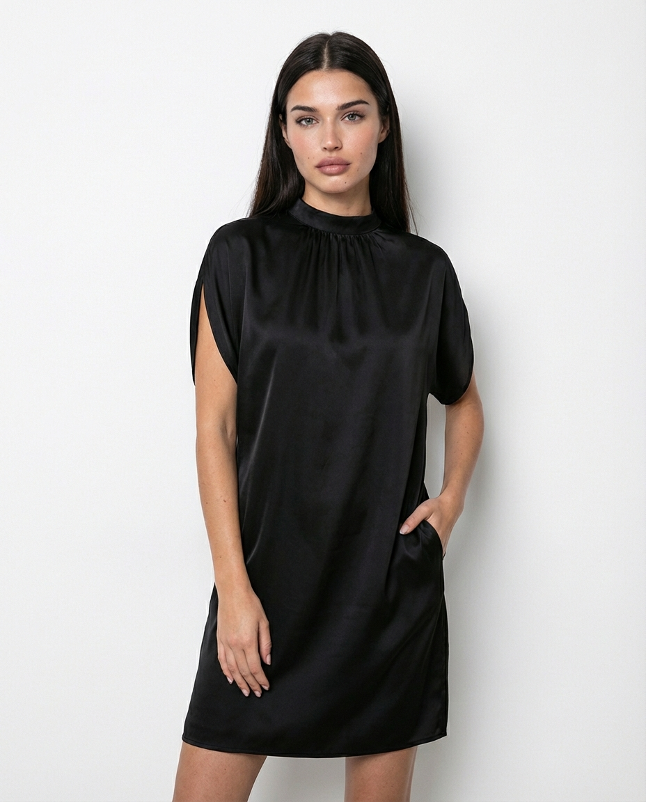 Vestido Elegante y Desenfadado Trudy – Negro