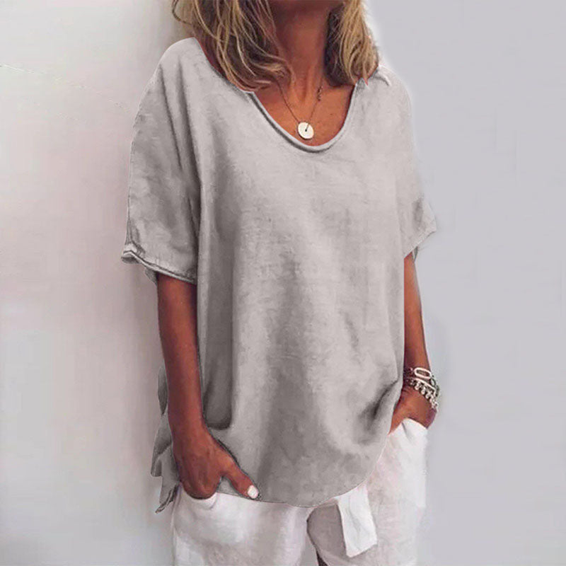Livia – Blusa holgada con estilo y cobertura abdominal