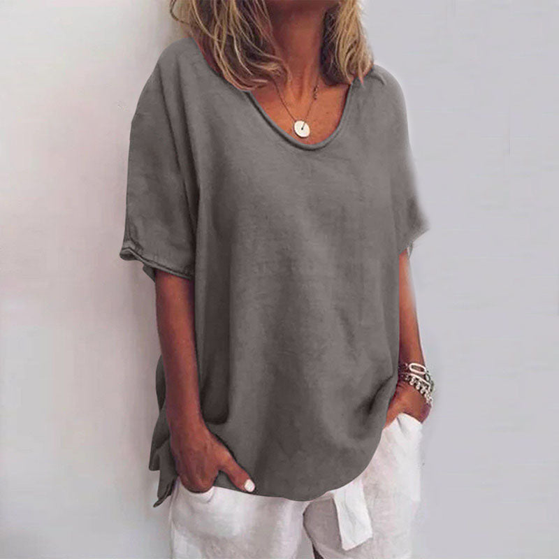Livia – Blusa holgada con estilo y cobertura abdominal