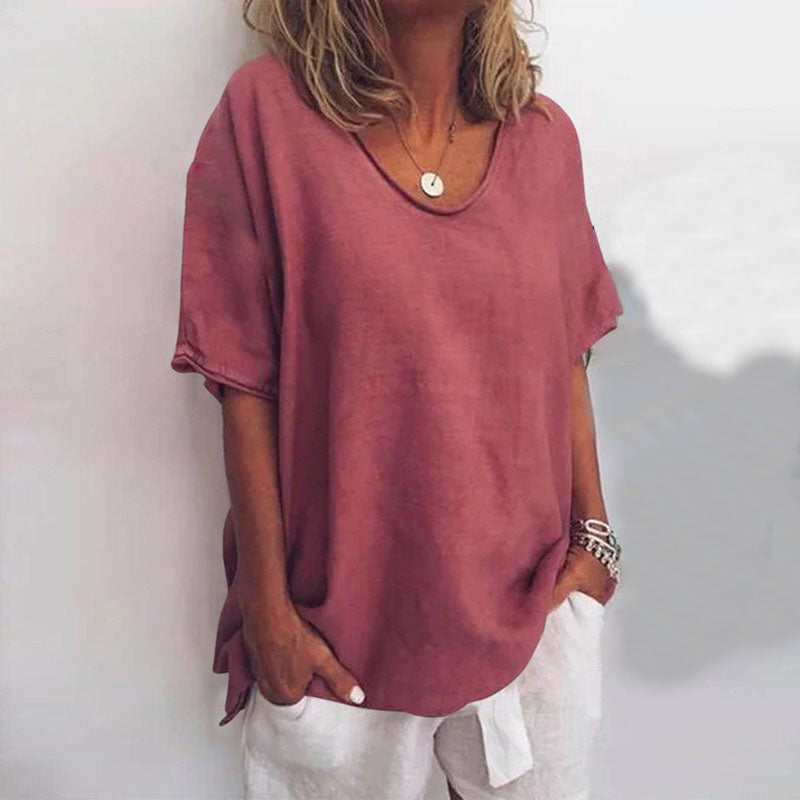 Livia – Blusa holgada con estilo y cobertura abdominal