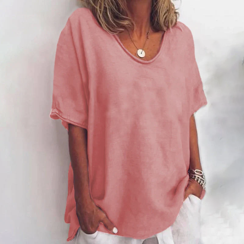 Livia – Blusa holgada con estilo y cobertura abdominal