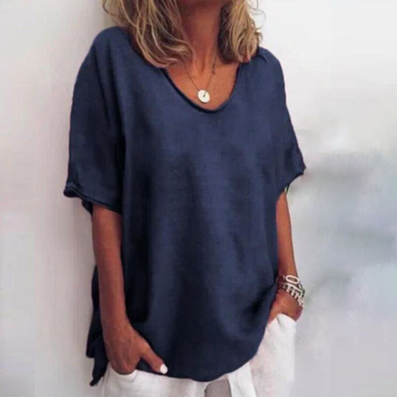 Livia – Blusa holgada con estilo y cobertura abdominal