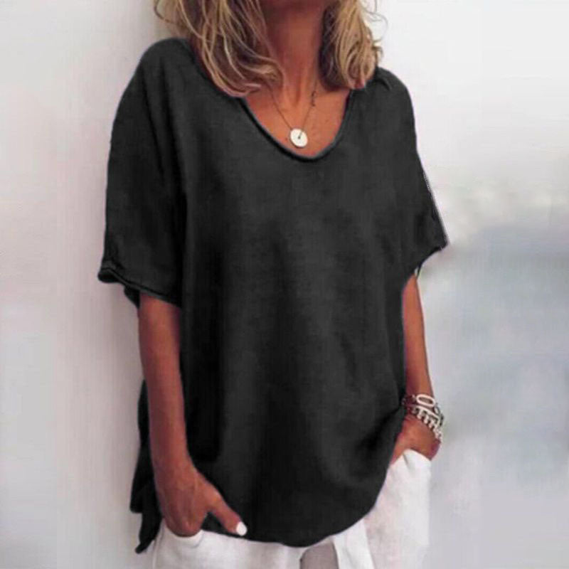 Livia – Blusa holgada con estilo y cobertura abdominal