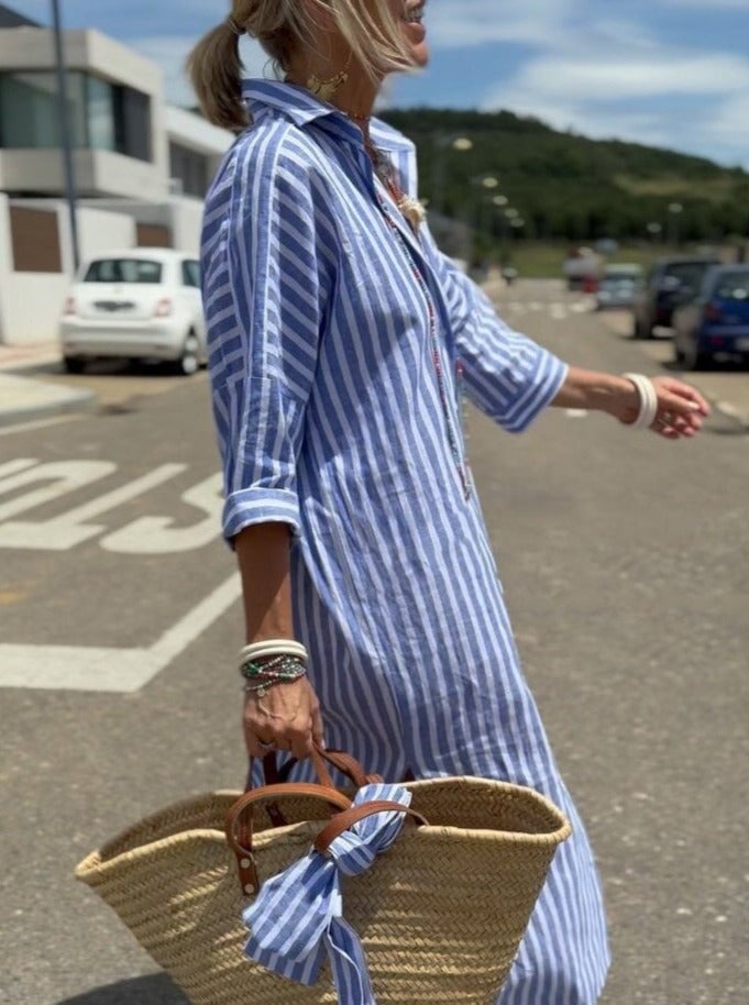 Veronica – Camisa a rayas con estilo atemporal