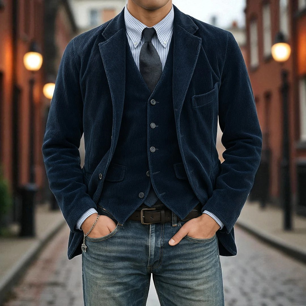 Tommy – Conjunto de 2 piezas: Blazer & Chaleco