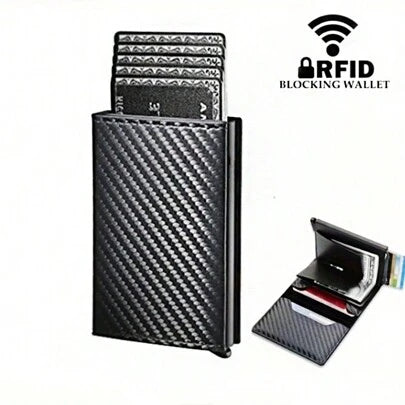 Cartera de fibra de carbono – Elegancia slim y minimalista para hombre