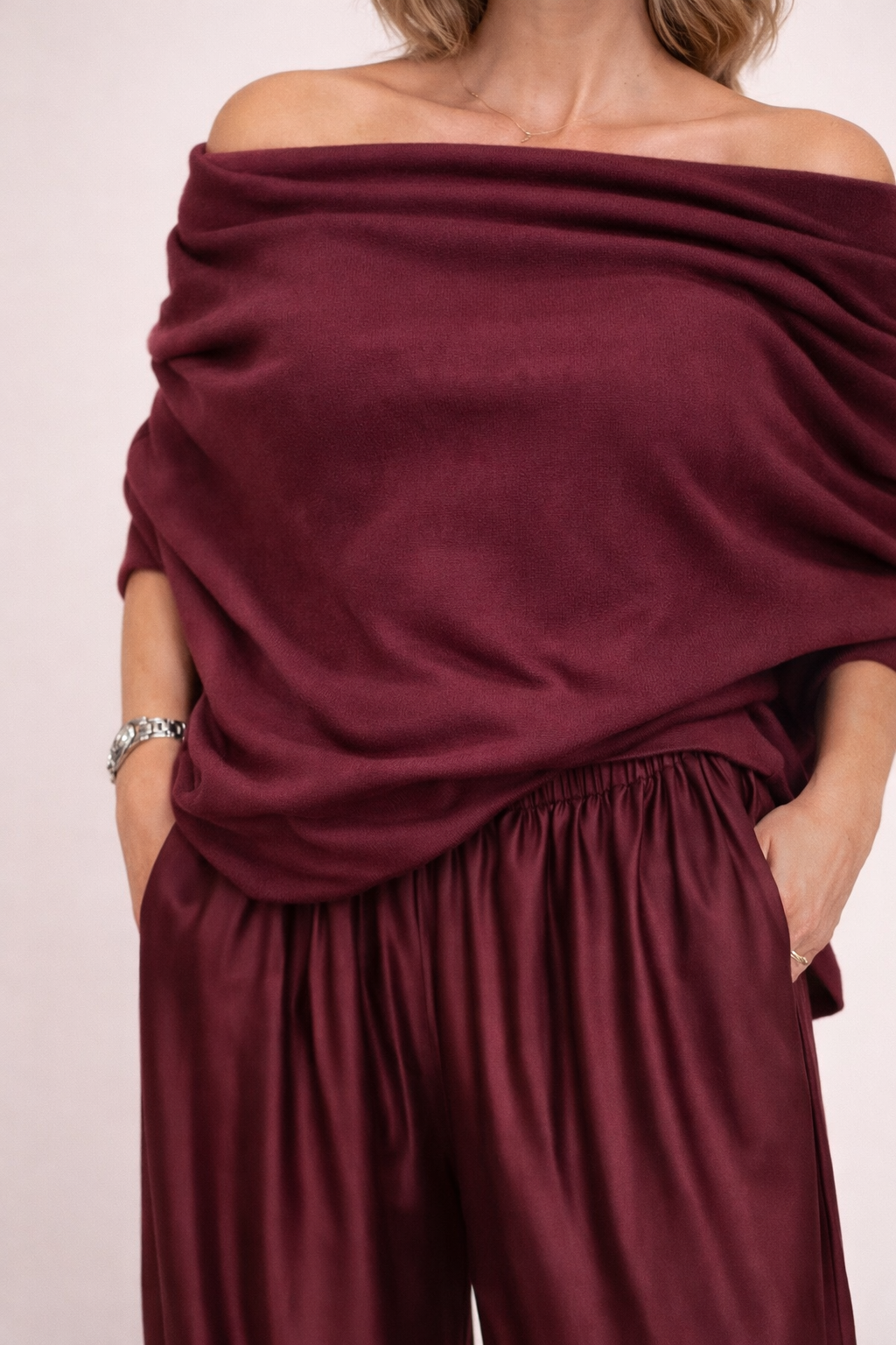 Gala – Conjunto Elegante con Escote Bardot