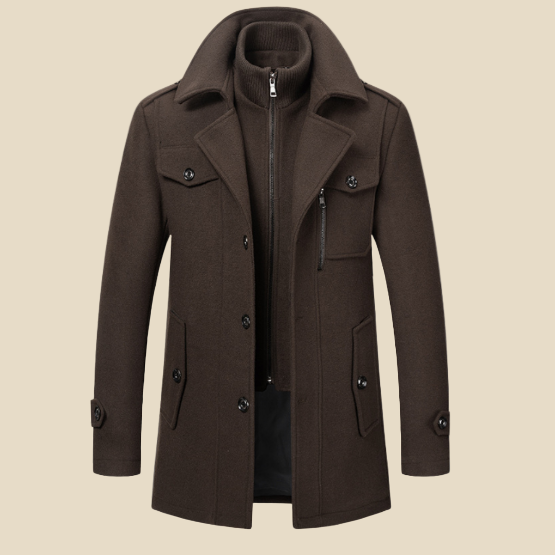 Angelo - Abrigo cálido y elegante para hombre