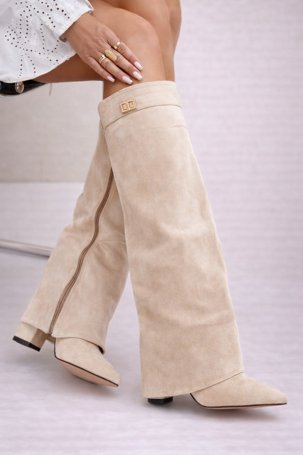 Lucía – Botas Altas de Ante Premium