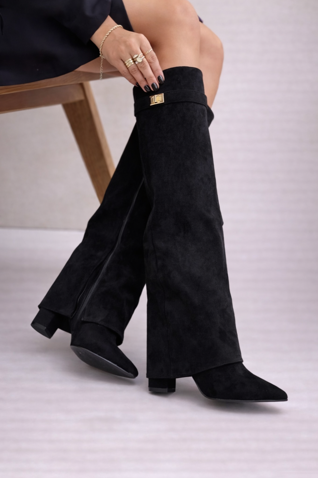 Lucía – Botas Altas de Ante Premium