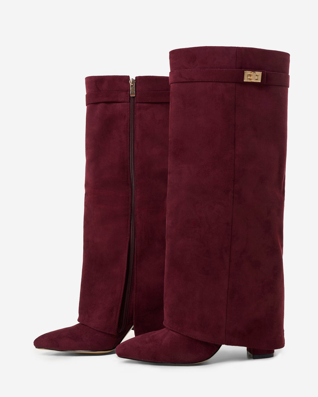 Botas altas de ante Lavista - Burdeos