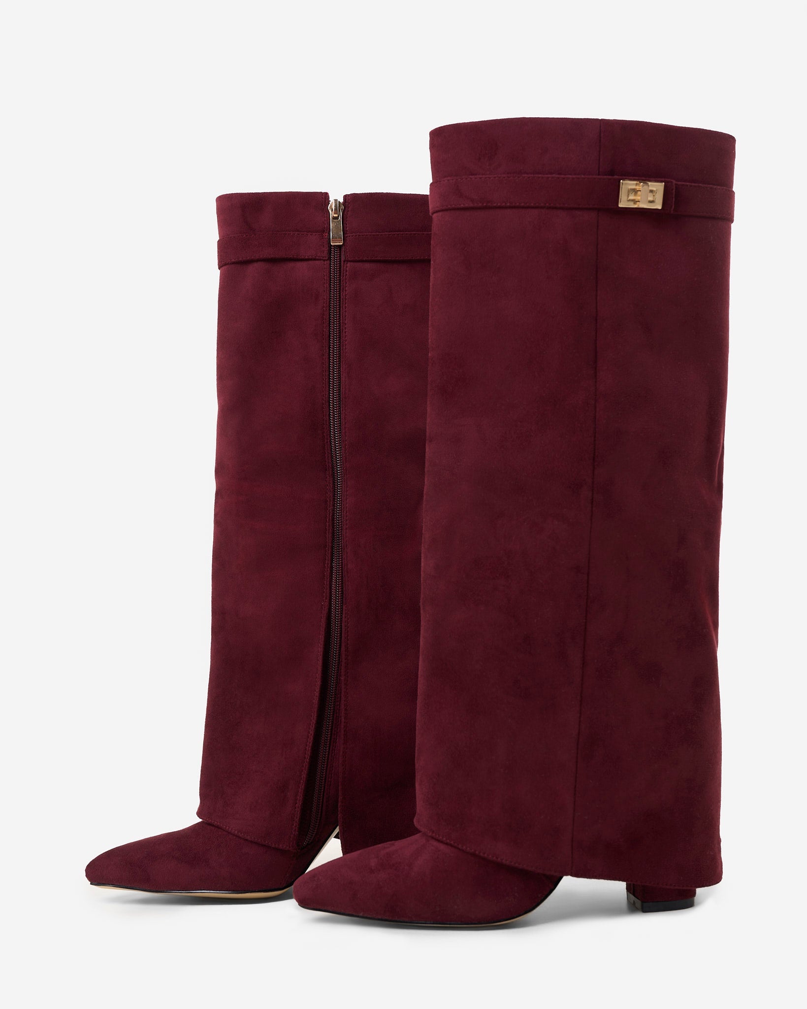 Botas altas de ante Lavista - Burdeos