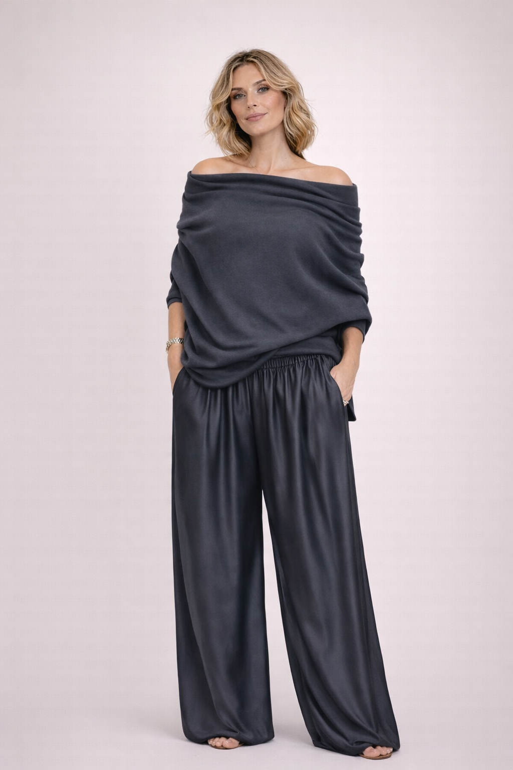 Gala – Conjunto Elegante con Escote Bardot