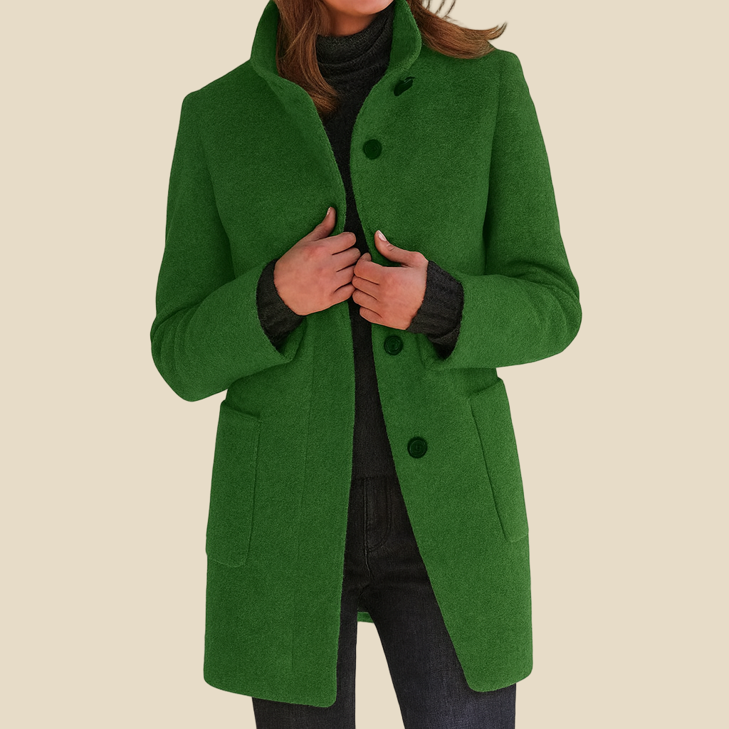 Beatrice – Abrigo de mujer con cuello alto