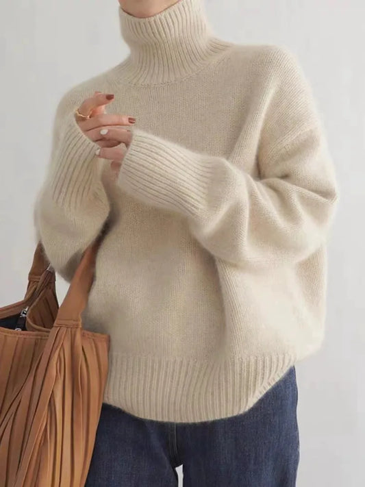 Isabella - Jersey de cuello alto elegante