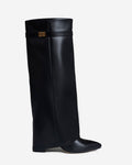 Botas altas de cuero Lavista - Negro