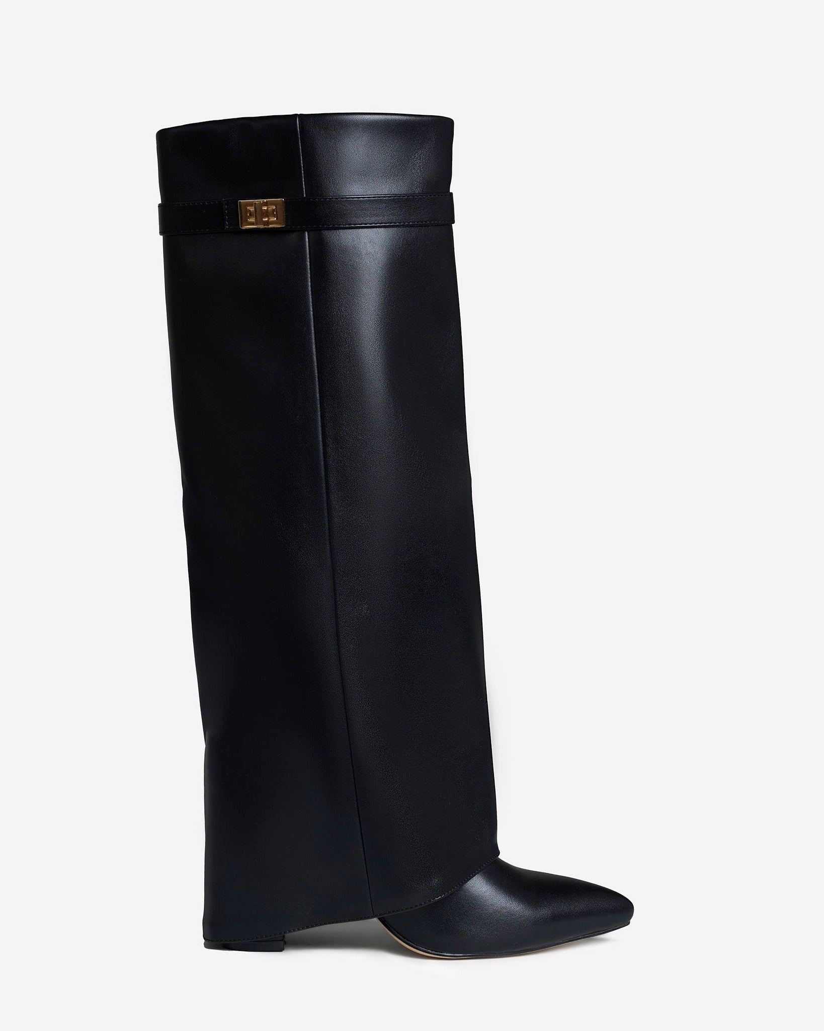 Botas altas de cuero Lavista - Negro
