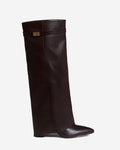 Botas altas de cuero Lavista - Marrón