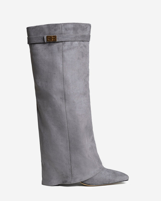 Botas altas de ante Lavista - Gris