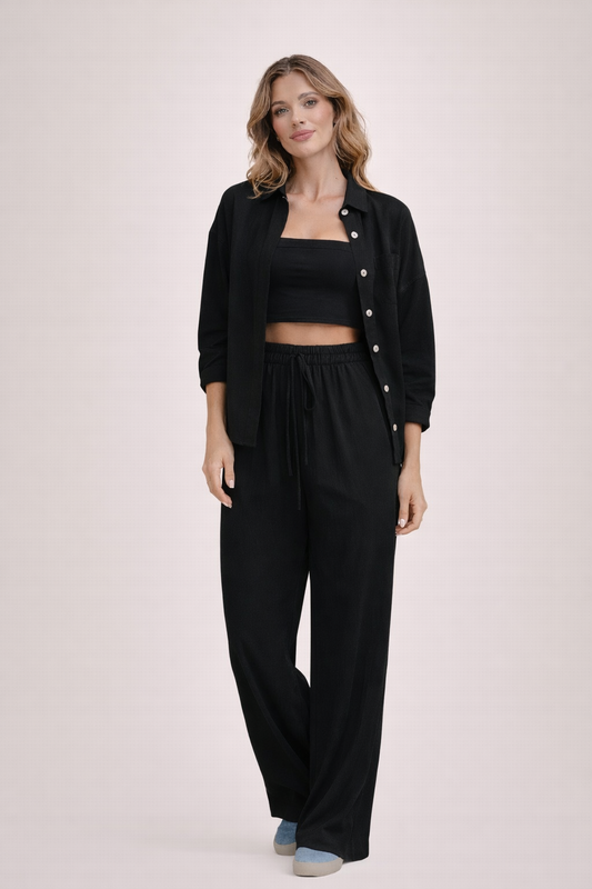 Essenza – Conjunto de 2 Piezas en Algodón y Lino