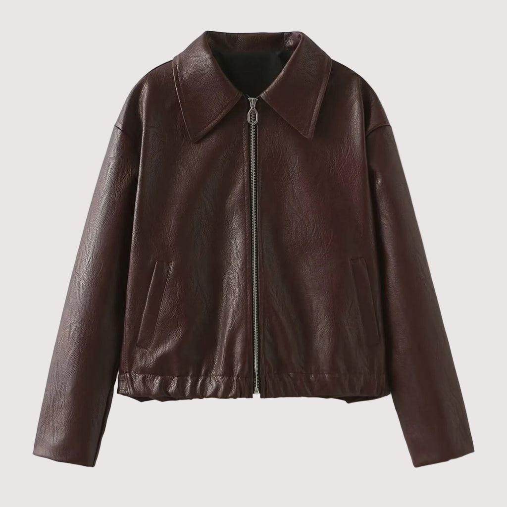 Rubina – Chaqueta Vintage de Ecopiel