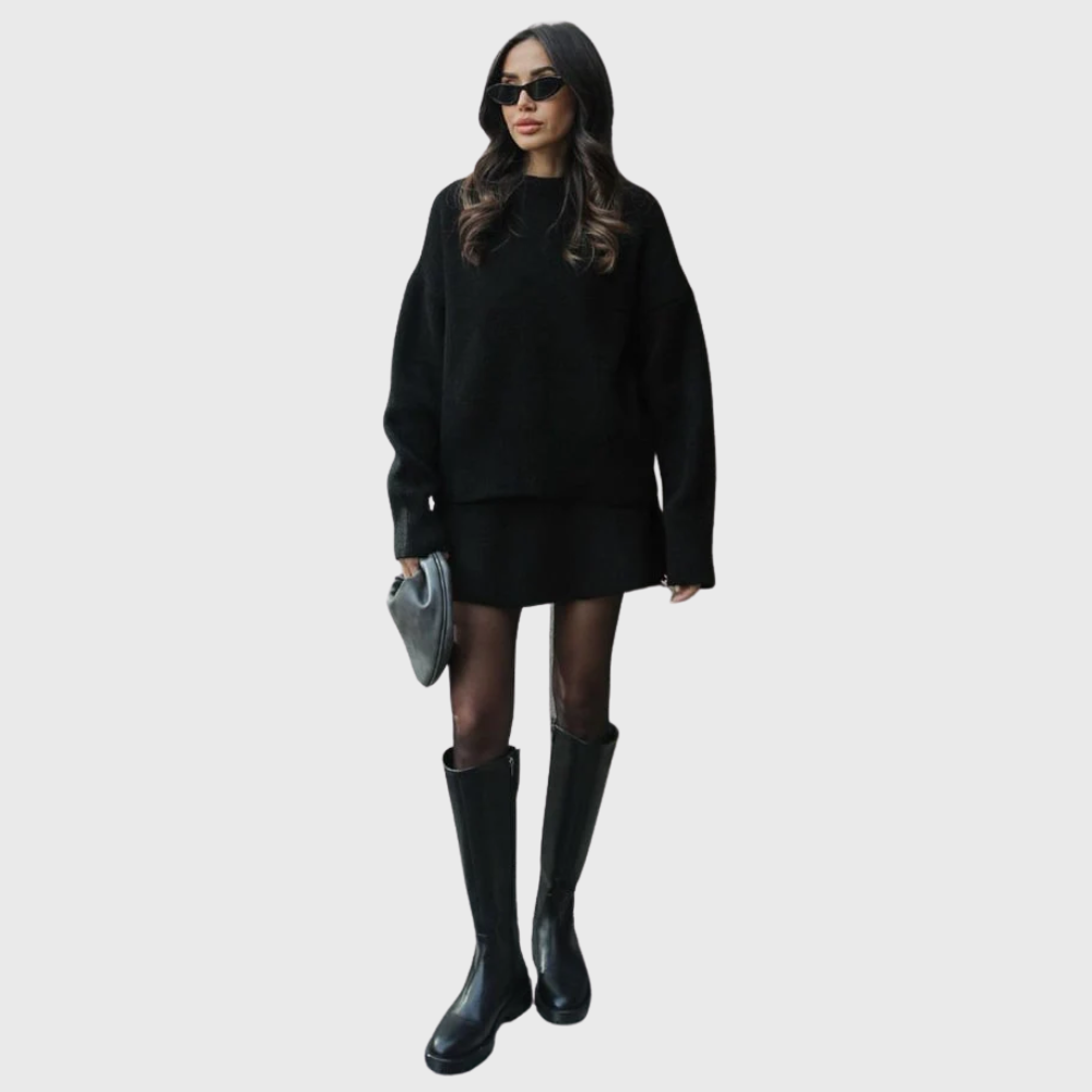 Serena – Conjunto de punto con falda