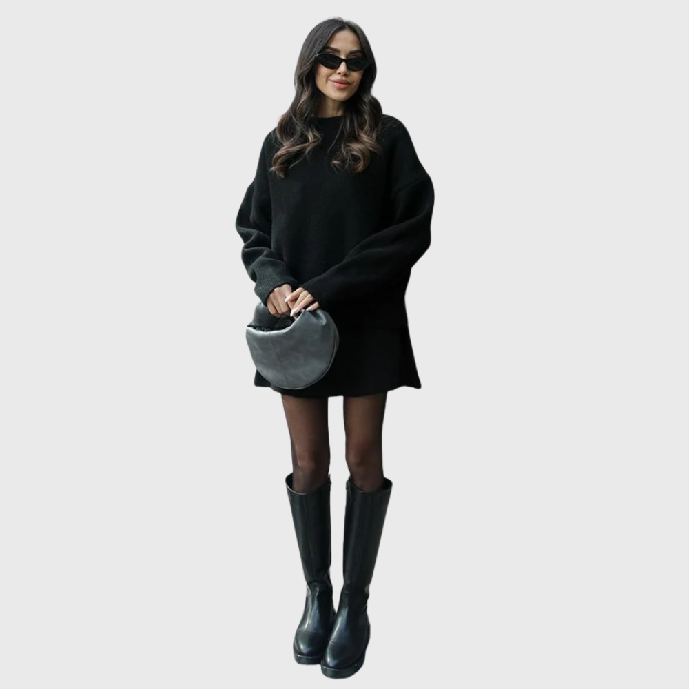 Serena – Conjunto de punto con falda