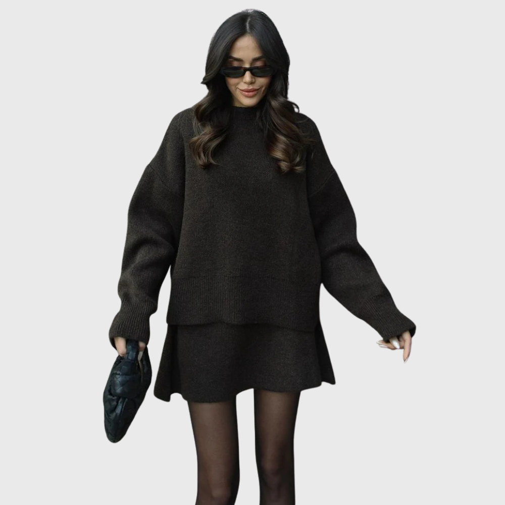 Serena – Conjunto de punto con falda