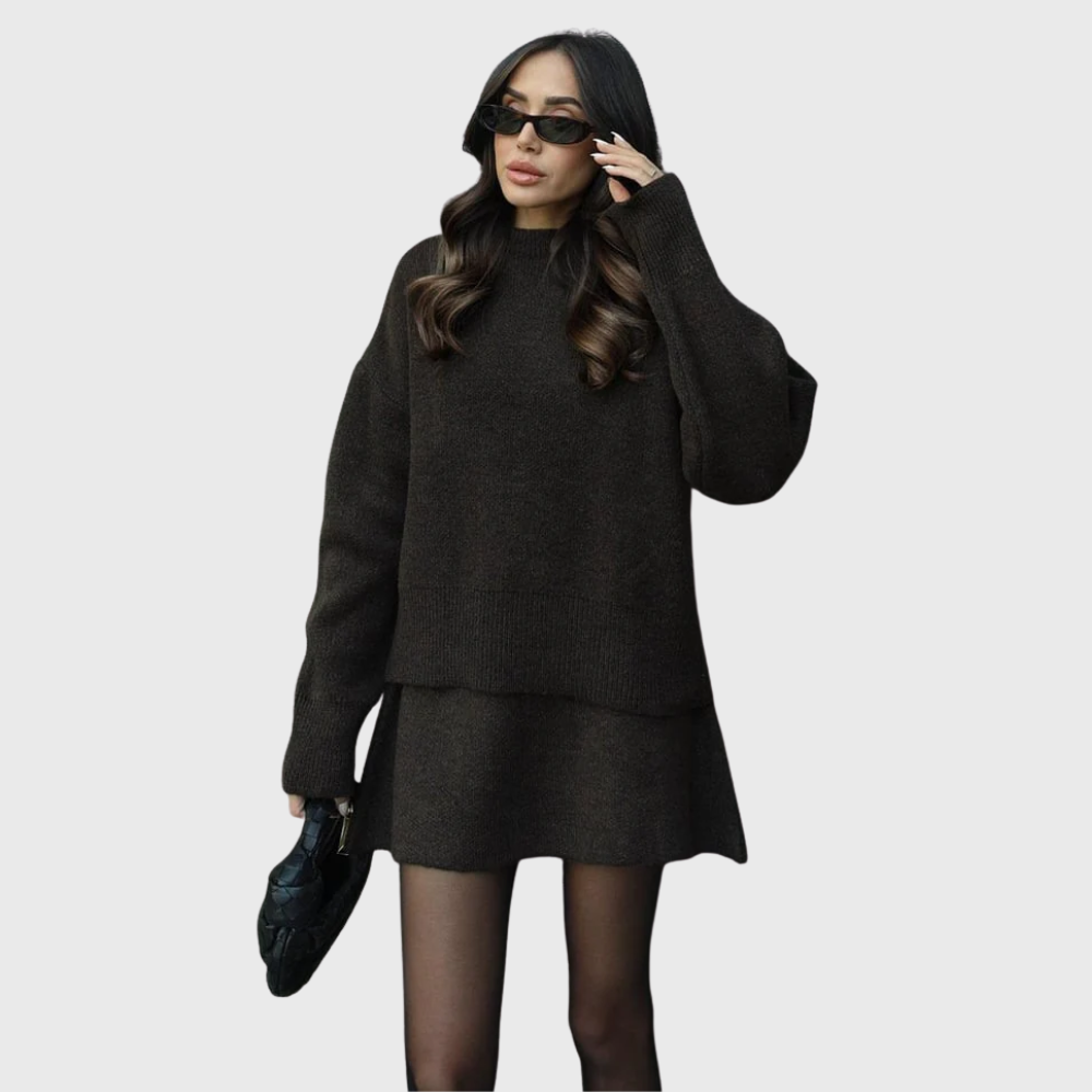 Serena – Conjunto de punto con falda