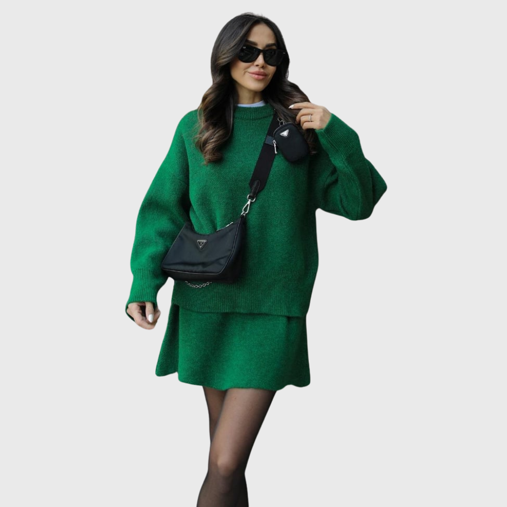 Serena – Conjunto de punto con falda