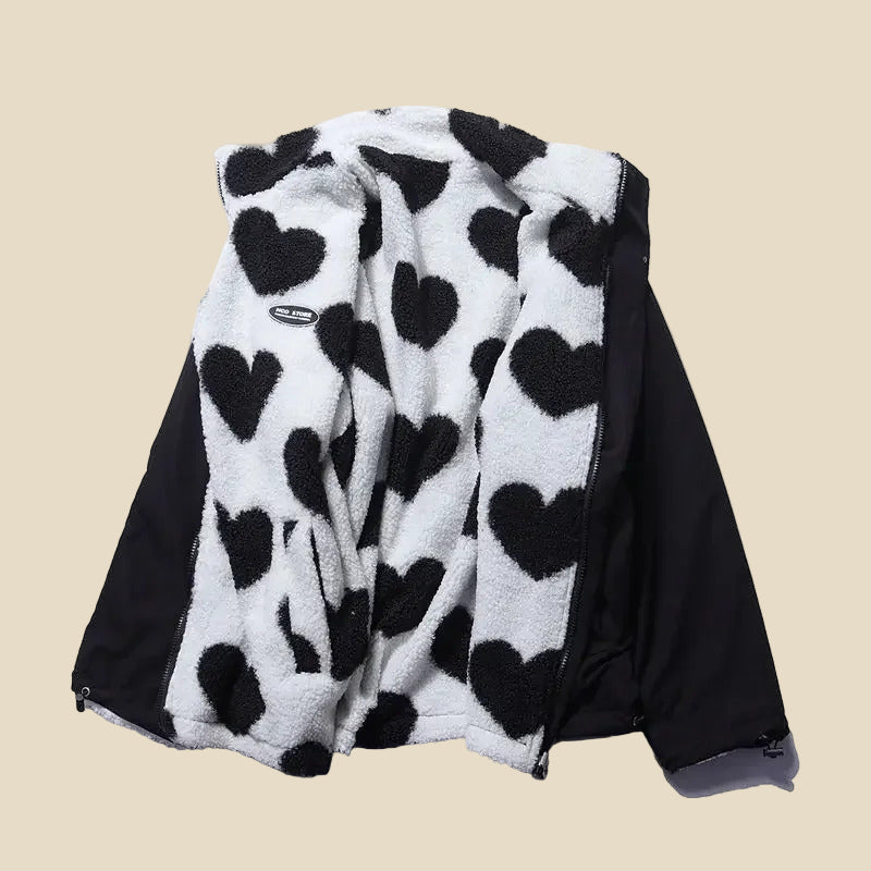 Caterina – Chaqueta Polar Reversible