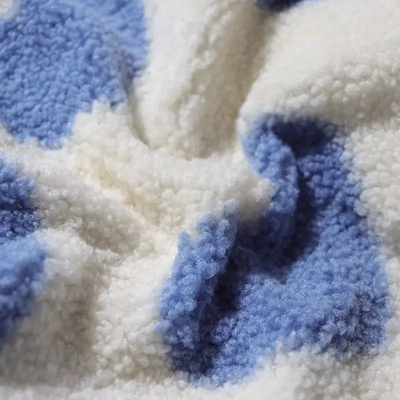 Caterina – Chaqueta reversible suave con corazones