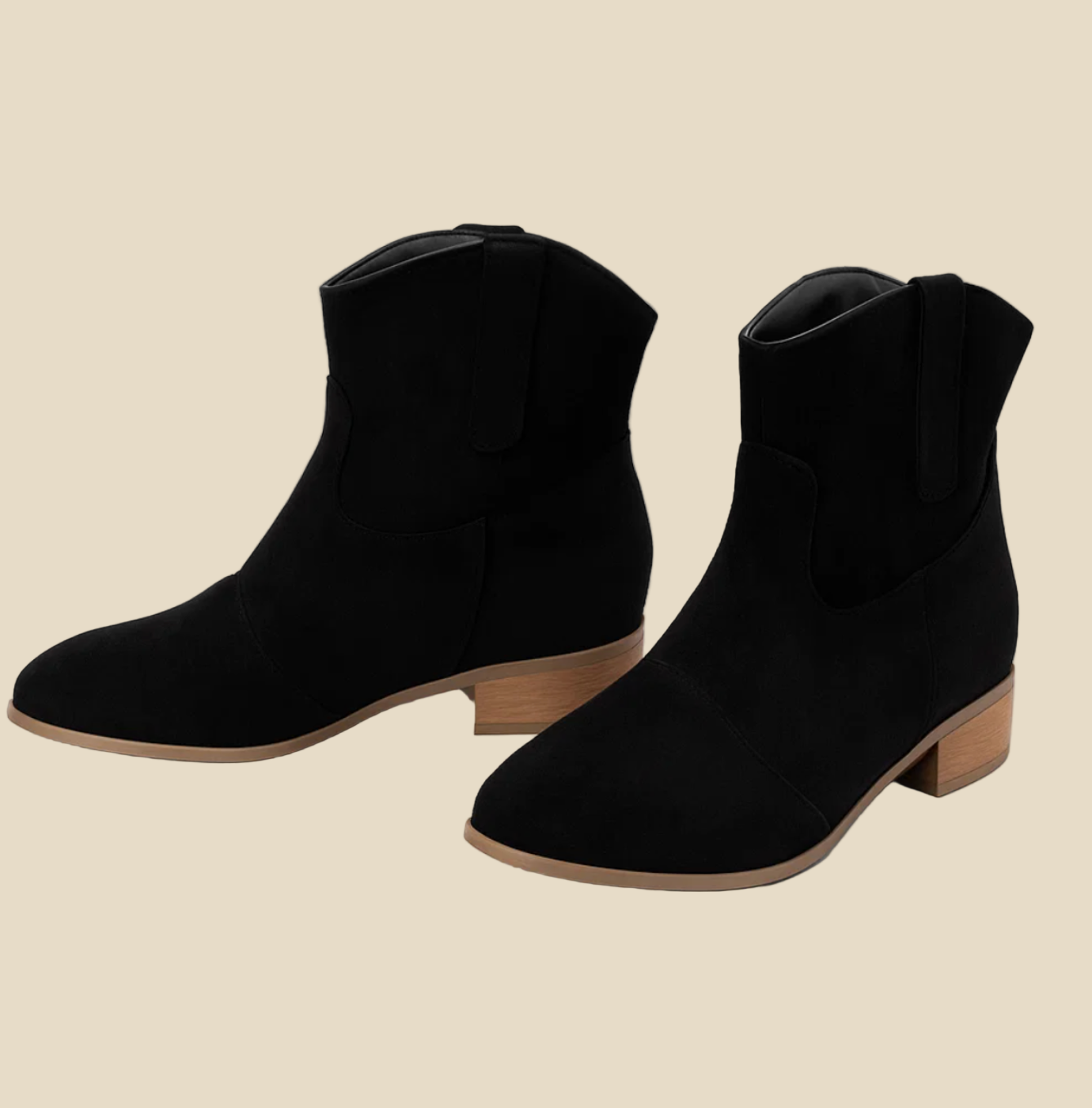Vittoria – Botines de Ante Estilo Western Moderno