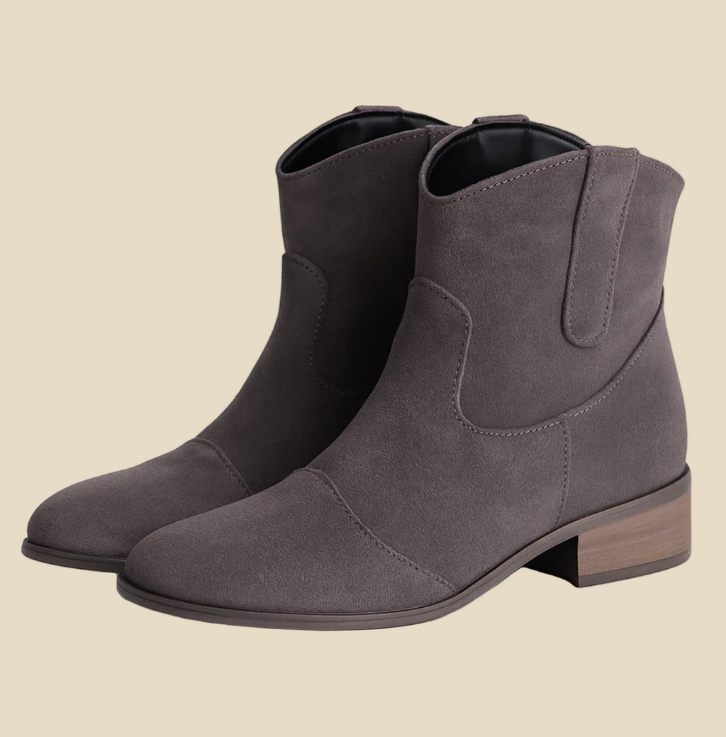 Vittoria – Botines de Ante Estilo Western Moderno