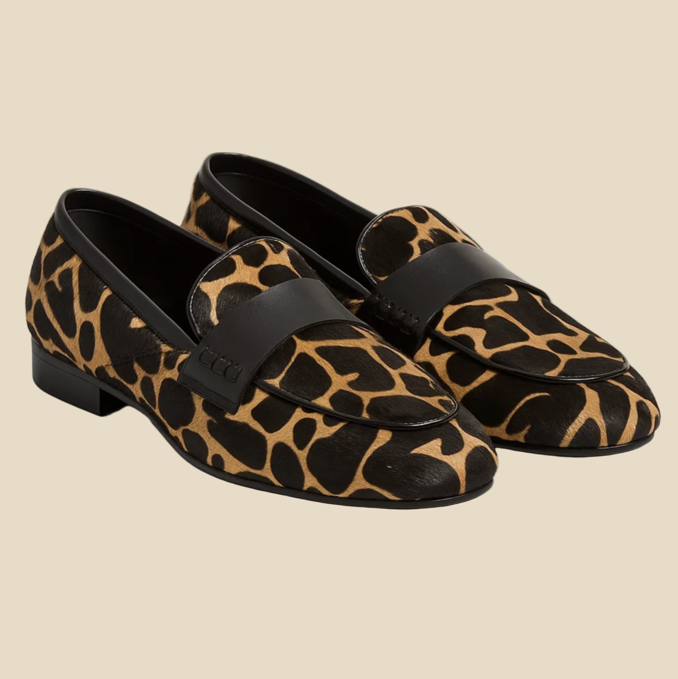 Savanna - Mocasines de Ante con Estampado Safari