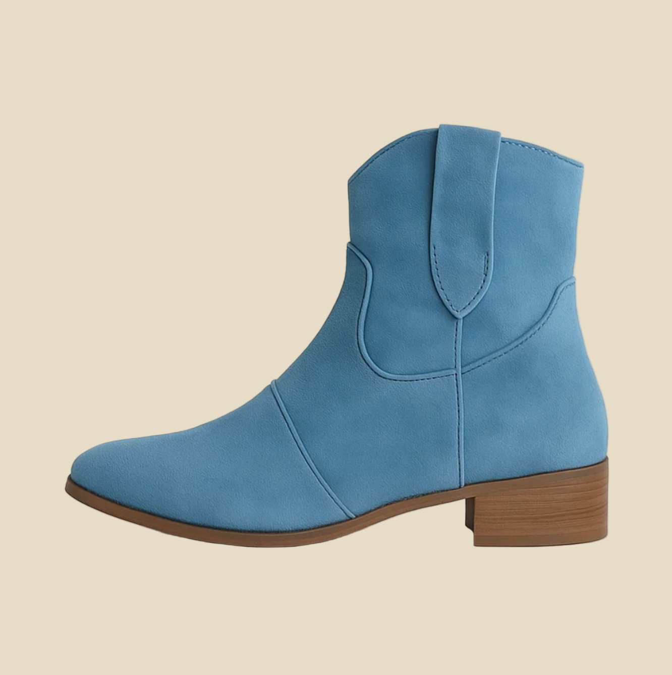 Vittoria - Botines de Ante Estilo Western