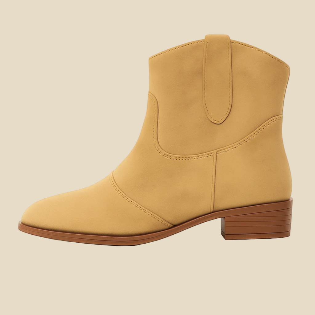 Vittoria – Botines de Ante Estilo Western Moderno