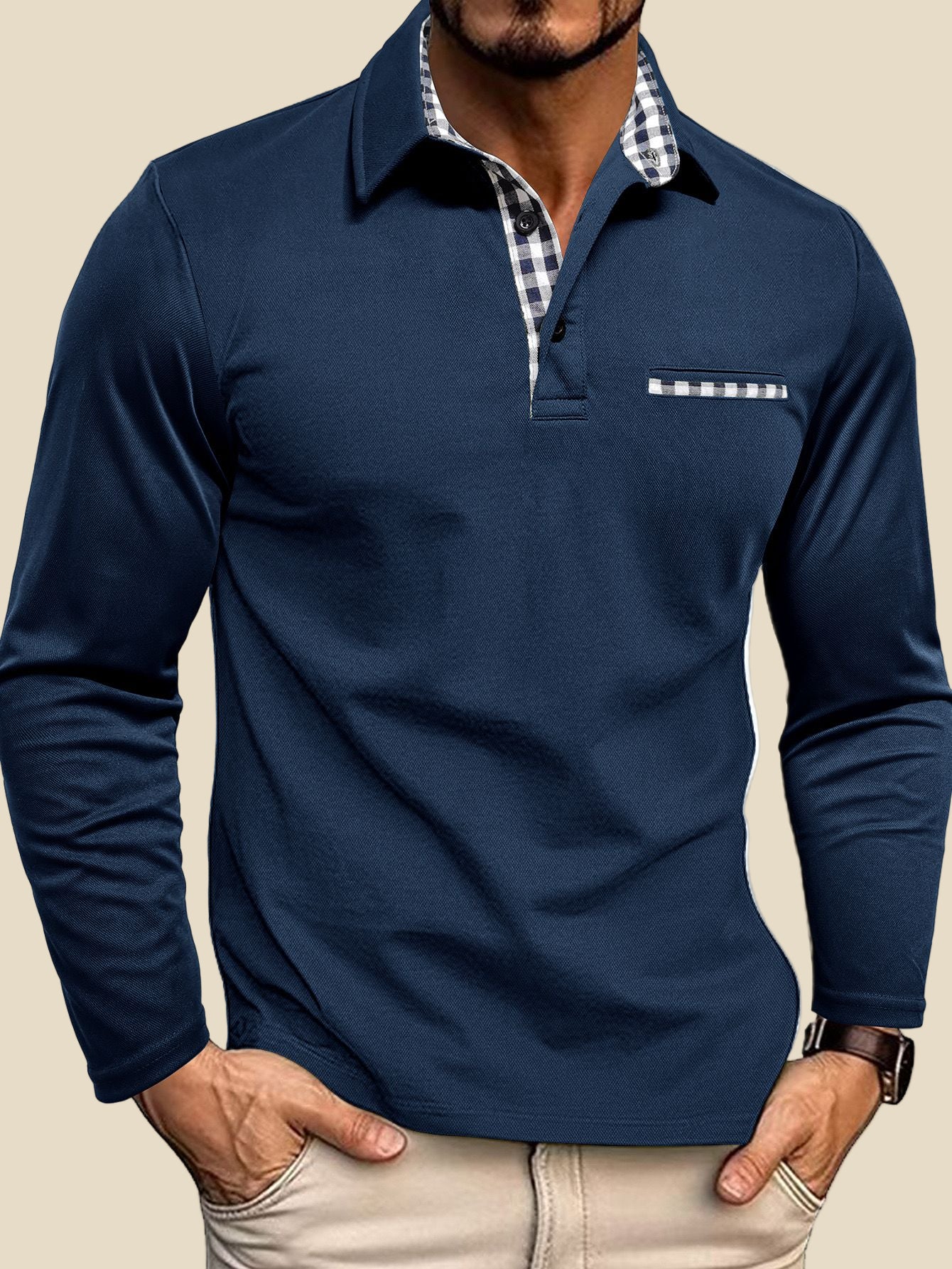 Alessandro – Polo elegante de manga larga