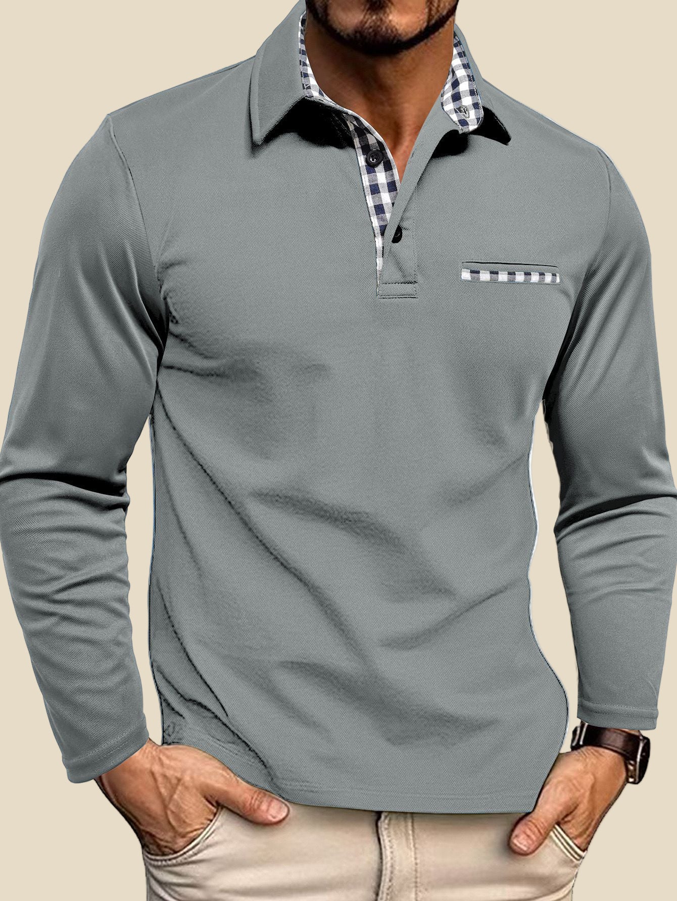 Alessandro – Polo elegante de manga larga