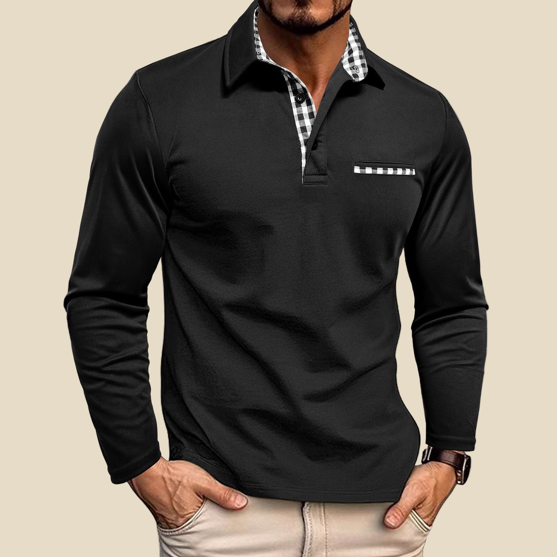 Alessandro – Polo elegante de manga larga