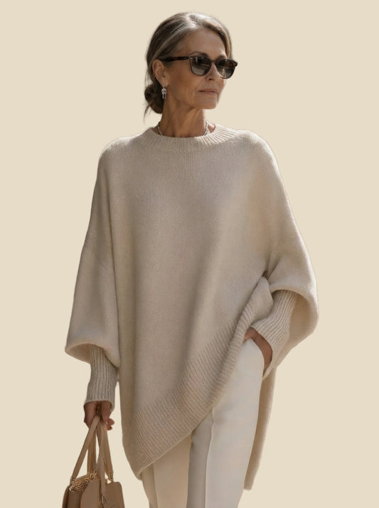 “Alessia” – Jersey Oversize de Lana Premium