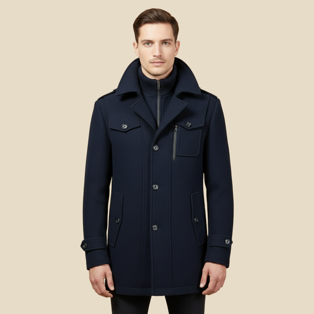 Angelo - Abrigo cálido y elegante para hombre
